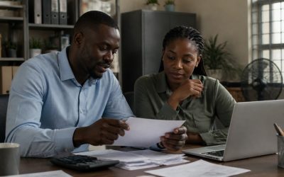 Realistic editorial featured image for How to Read Your Nigerian SME Bank Statement for a Business Loan