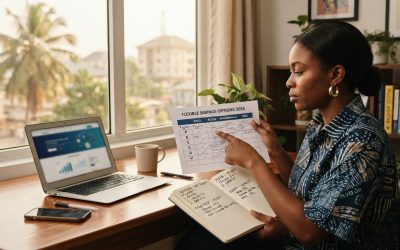 Realistic editorial image for Best Flexible Savings Accounts in Nigeria 2026: Compare Rates, Access & Withdrawal Rules