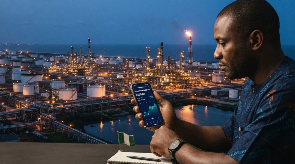 Realistic editorial image for Dangote Refinery IPO: What 10 Million Nigerians Need to Know Before Investing