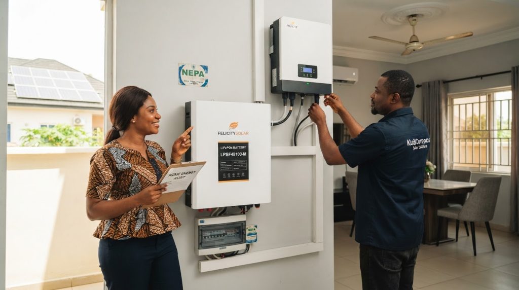 Realistic editorial image for Best Solar Solutions for Nigerian Homes & SMEs: Powering Up Smartly