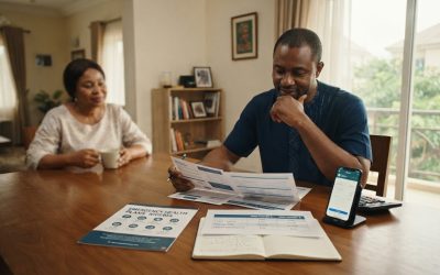 Realistic editorial image for How to Fund a Nigerian Parent's Healthcare from Abroad: HMO Cash and Emergency Plans