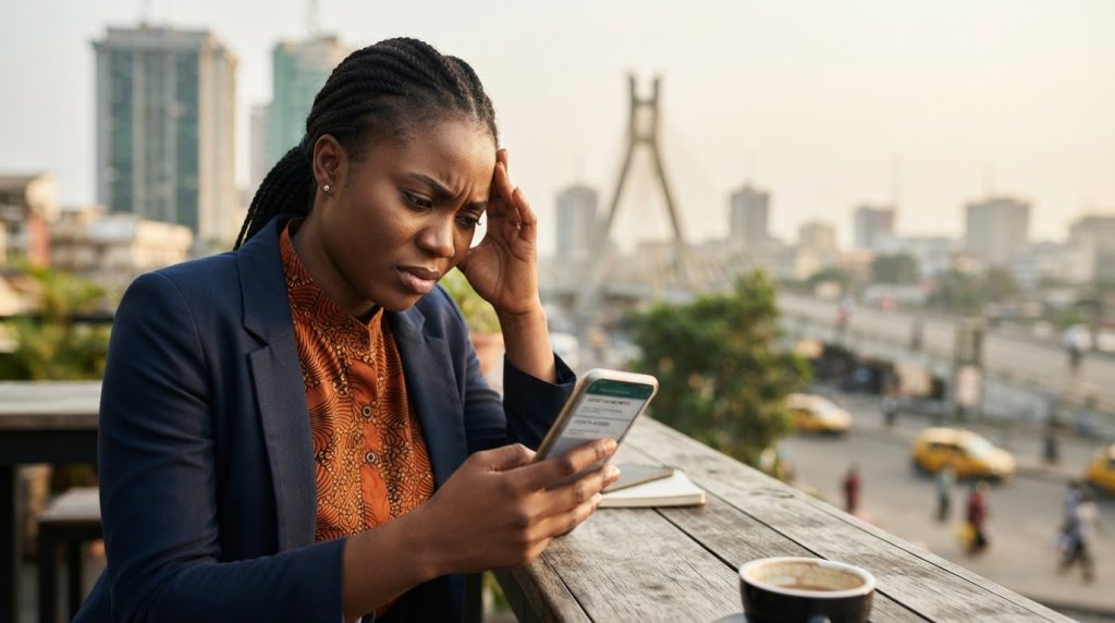 Realistic editorial image for What to Do If a Loan App Harasses Your Contacts in Nigeria