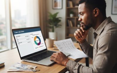 Realistic editorial image for Loan Calculator Nigeria: How to Estimate Monthly Payments True Cost and APR