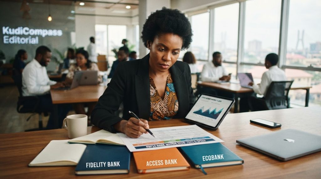 Realistic editorial image for PAPSS-Enabled Banks: Which is Best for Your Nigerian Business?