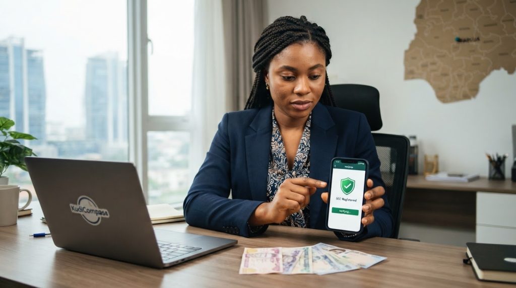 Realistic editorial image for Safest Investment Apps in Nigeria 2026: How to Verify SEC Status and Protect Your Money