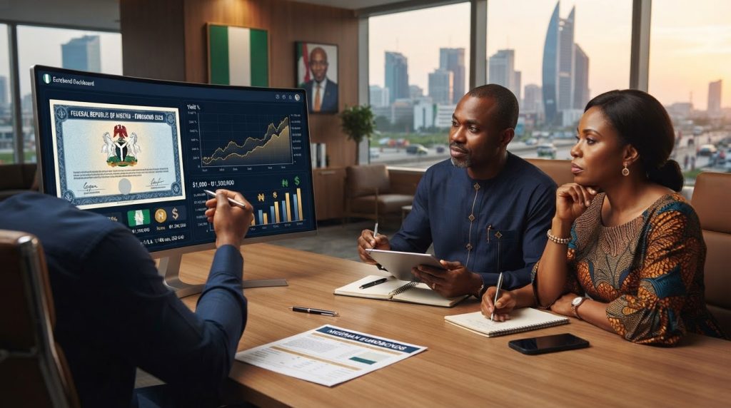 Realistic editorial image for Nigerian Eurobonds Explained: Yields Access Risks and Who Should Avoid Them