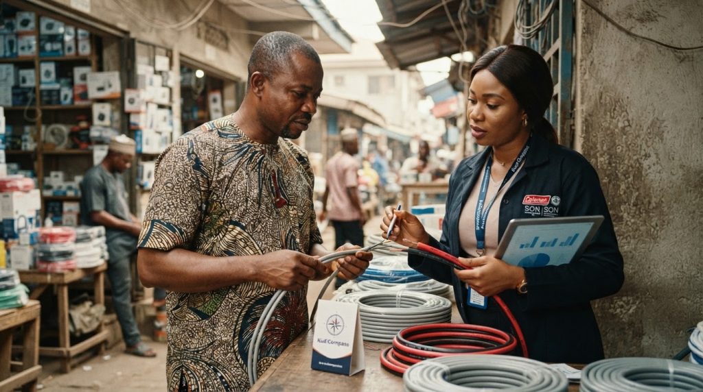 Realistic editorial image for How to Spot Fake Electrical Cables & Protect Your Home/Business in Nigeria
