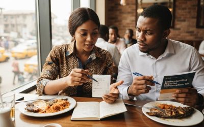 Realistic editorial image for Decoding Your Lagos Restaurant Bill: Spotting and Challenging Double Tax