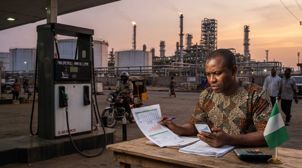 Realistic editorial image for Dangote Refinery Halts Importer Sales: What It Means for Your Fuel Costs