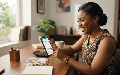 Realistic editorial image for Savings Goal Calculator Nigeria: How Much to Save Monthly for Rent School Fees or Japa