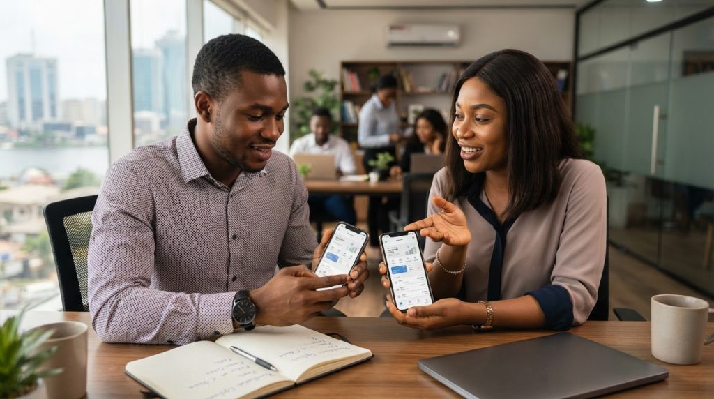 Realistic editorial image for Nigerian Remittance for Education: Wise vs. WorldRemit vs. Flutterwave for Canada