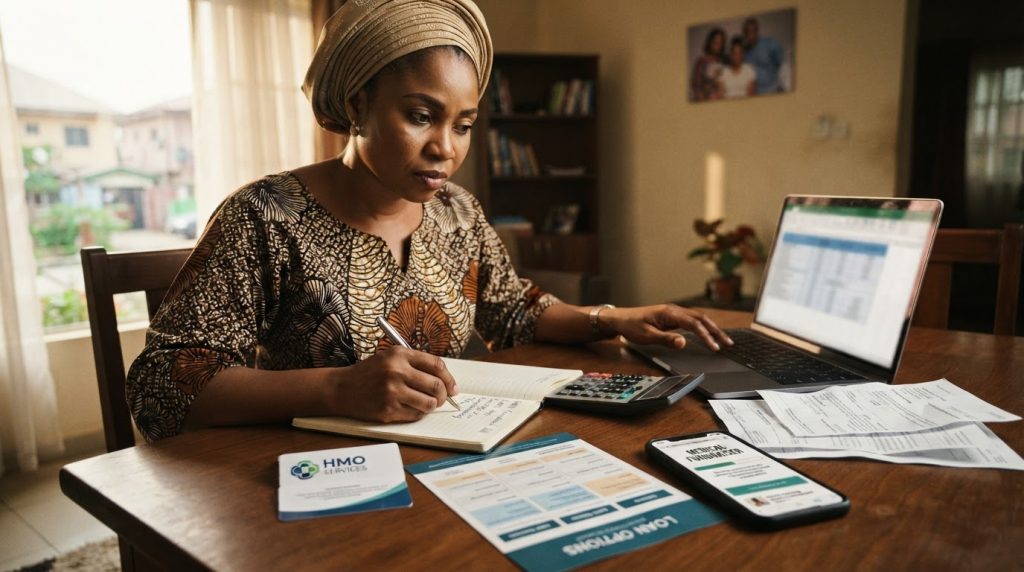 Realistic editorial image for How to Pay Hospital Bills in Nigeria Without Selling Assets: HMO Savings Loans and Crowdfunding