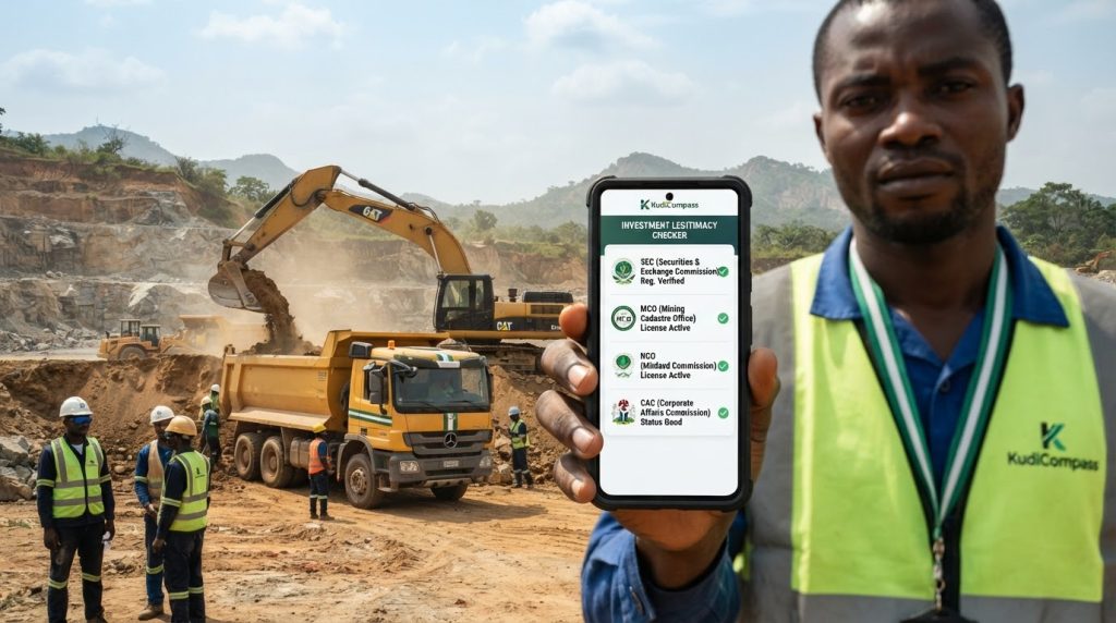 Realistic editorial image for Investing in Nigeria's Solid Minerals: Avoiding Scams and Ensuring Legitimacy