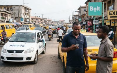 Realistic editorial image for Moove's Nigeria Exit: What It Means for Drivers and the Gig Economy
