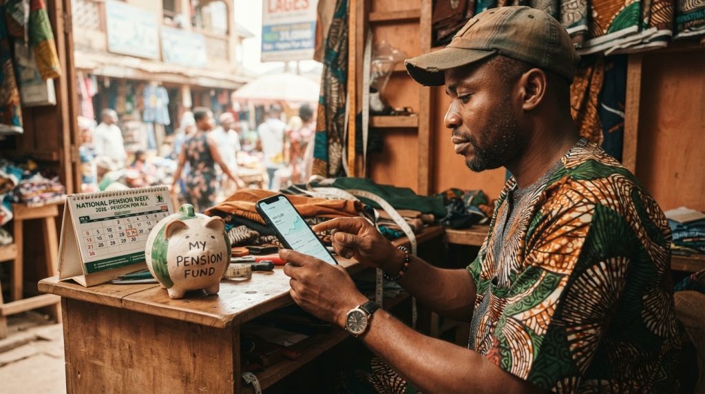 Realistic editorial image for Best Micro-Pension Plans for Nigerian Informal Workers: A KudiCompass Guide