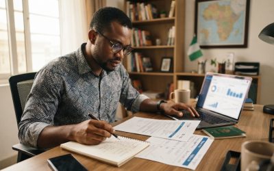 Realistic editorial image for Navigating US Visa Applications Post-Hike: A Nigerian's Financial Guide